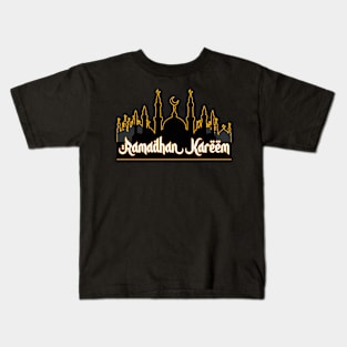 Ramadhan Kareem Mosque Kids T-Shirt